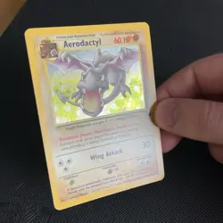 Pokemon Card - Aerodactyl 1/62 - Rare Unlimited Holo - WOTC Fossil Set - Image 4