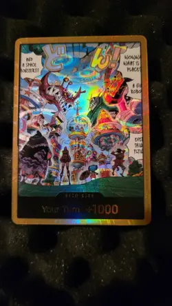 Bandai One Piece CCG Your Turn +1000 Don!! Don!! Holo Standard Card - Image 1