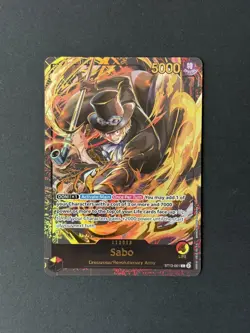 Sabo Leader Full Art ST13-001 Premium Card Leader Collection One Piece Promo - Image 1