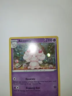 Alcremie Cosmos Holo SWSH058 SWSH: Sword & Shield Promo Cards - Image 3