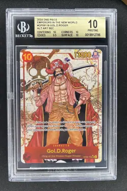 One Piece Gol.D.Roger Emperors In the New World SEC OP09-118 BGS 10 POP 89!! - Image 1