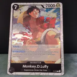 Monkey.D.Luffy PRB-02 P-075 Promo Pirate Foil The Best Vol 2 One Piece Near Mint - Image 2