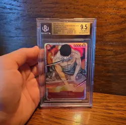 2022 One Piece ST01-013 Roronoa Zoro Super Pre-Release BGS 9.5 LOW POP 💎 - Image 1
