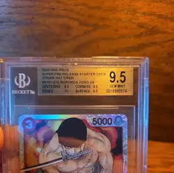 2022 One Piece ST01-013 Roronoa Zoro Super Pre-Release BGS 9.5 LOW POP 💎 - Image 4