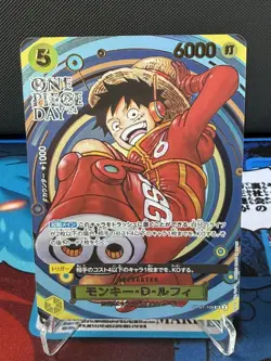 One Piece TCG Monkey D Luffy OP07-109 SR - One Piece Day Promo - Japanese NM - Image 1