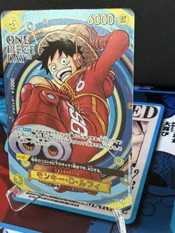 One Piece TCG Monkey D Luffy OP07-109 SR - One Piece Day Promo - Japanese NM - Image 4