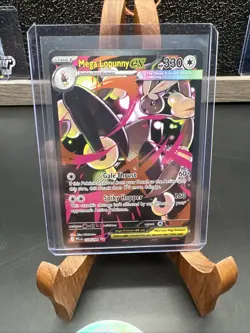 Mega Lopunny ex 128/094 SIR Full Art Holo Pokemon TCG Phantasmal Flames Rare NM - Image 1