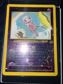 2001 Southern Islands Mew 1/18 Reverse Holo Promo WOTC Pokemon NM - Image 2