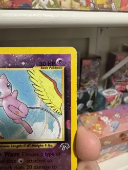 Mew 01/18 Southern Islands Reverse Holo Pokemon Card W/SWIRL MP - Image 5