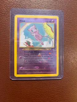 Pokemon Mew Southern Islands Reverse Holo Promo 46/040 Rainbow Wave 30 HP Card - Image 1