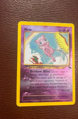 Pokemon Mew Southern Islands Reverse Holo Promo 46/040 Rainbow Wave 30 HP Card - Image 5