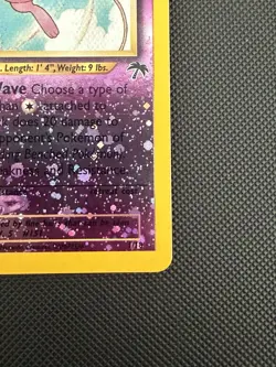 Pokemon Mew Southern Islands Promo 1/18 Reverse Holo Vintage 2001 - Image 5