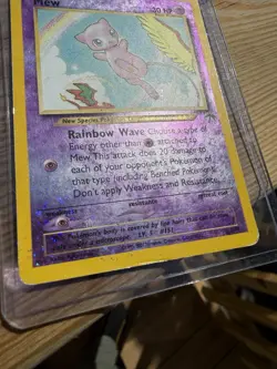 Pokemon Mew Southern Islands Reverse Holo Promo 46/040 Rainbow Wave 30 HP Card - Image 2