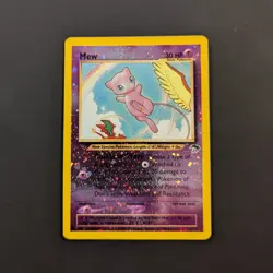 Pokemon Mew TCG Reverse Holo Card 1/18 Southern Islands NM - Image 1