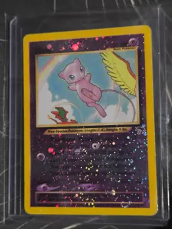 2001 Pokemon English Southern Islands Reverse Holo Mew Promo LP w/ Swirl 🌀 - Image 1