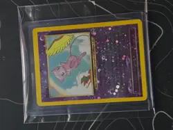 2001 Pokemon English Southern Islands Reverse Holo Mew Promo LP w/ Swirl 🌀 - Image 2