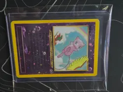 2001 Pokemon English Southern Islands Reverse Holo Mew Promo LP w/ Swirl 🌀 - Image 3