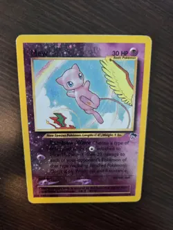 Pokemon TCG Mew 1/18 Southern Islands Reverse Holo Promo Rare WOTC 2001 LP - Image 1