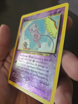 Pokemon TCG Mew 1/18 Southern Islands Reverse Holo Promo Rare WOTC 2001 LP - Image 4