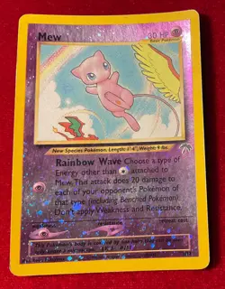 Mew 1/18 - Southern Islands - Reverse Holo - Pokemon Vintage Rare - Image 1