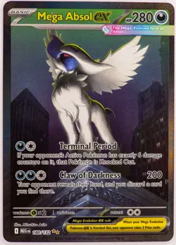 Mega Absol ex 180/132 SIR Pokemon Mega Evolution Pack Fresh - Image 1