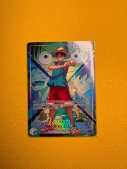 OP16-022 Monkey D. Luffy Alt Art Leader | The Time of Battle | English UK - Image 1