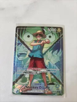 Monkey D Luffy OP16-022 (Alt Art Leader) English - Image 1