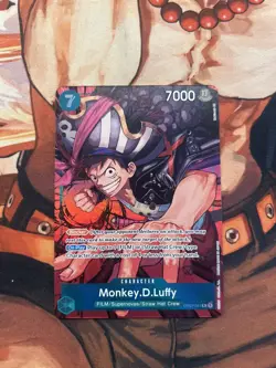 One Piece Card Game TCG - Monkey D. Luffy (OP02-041) English Alternate Art - Image 1