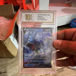 Pokemon Gyarados V 025 Dragon V Chinese Graded Card 2024 TCG - Image 1