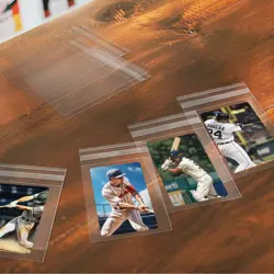 DEDC 200 Pcs Card Sleeves Team Bags for Trading Cards, 200 pcs, Transparency - Image 3