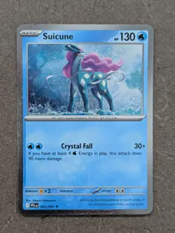 Pokemon Card 2025 SUICUNE Cosmos Holo Rare 026/096 Phantasmal Flames NM/MINT - Image 2