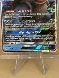 2019 Pokemon Blastoise GX Unbroken Bonds 35/214 BLUE CGC NM/M+ 8.5 - Image 3