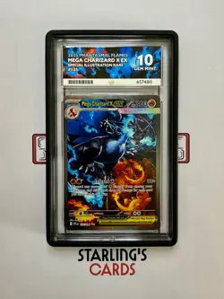 Pokemon - Mega Charizard x ex 125/094 - Phantasmal Flames - SIR - ACE 10 - Image 1
