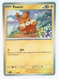 Pokemon Pawmi Card 073/198 Scarlet & Violet Base Set TCG - Image 1
