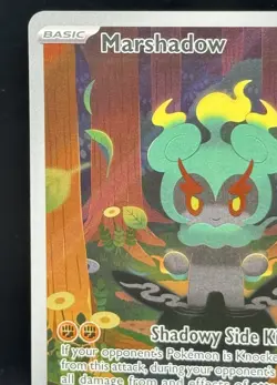 Pokemon Marshadow 146/132 ME01 Illus Rare Full Art Holo 90HP ENG - Image 2