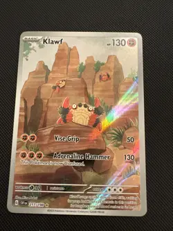 Klawf 217/198 IR(Illustration Rare) SV01: Scarlet & Violet Base Set Holo Foil NM - Image 1