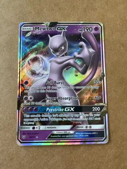 Pokemon TCG Mewtwo GX Shining Legends 39/73 Holo Ultra Rare NM - Image 1