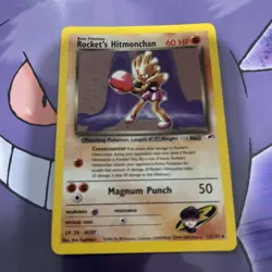 Pokemon Rocket's Hitmonchan 011/132 Gym Heroes Holo - Image 1