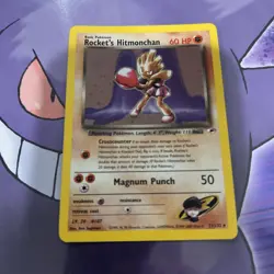 Pokemon Rocket's Hitmonchan 011/132 Gym Heroes Holo - Image 2