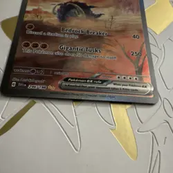Pokemon Great Tusk ex Special Illustration Rare Full Art Holo 246/198 SV01 - Image 2
