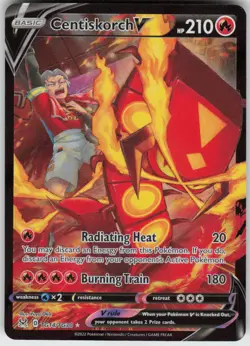 Centiskorch V TG14/TG30 V Rare Lost Origin Trainer Gallery Pokemon Holo NM - Image 1