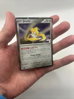 126/182 Jirachi Prize Pack Series 5 Stamped Pokemon TCG Paradox Rift Cosmos Holo - Image 5