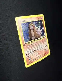 Entei #6 Holo Neo Revelation 1st Edition Pokemon TCG 2001 - Perfect Swirl! - Image 5