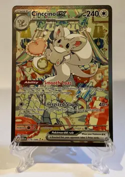 CINCCINO EX Pokemon Mega Evolution Chaos Rising #119 - Image 1