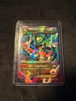 Pokemon TCG M Rayquaza EX 61/108 Roaring Skies Full Art Holo Ultra Rare ENG LP - Image 1
