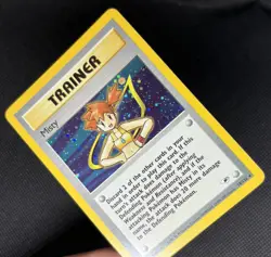 2000 Misty NM+ Swirl Holo Rare 18/132 Gym Heroes Pokemon Super Clean! 🌀 - Image 2