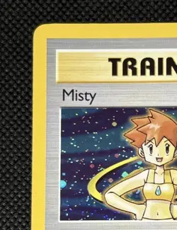 2000 Misty NM+ Swirl Holo Rare 18/132 Gym Heroes Pokemon Super Clean! 🌀 - Image 4