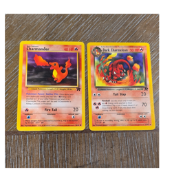 Pokemon Charmander Dark Charmeleon Team Rocket 50/82 32/82 Wizards 2000 Lot 2 - Image 1