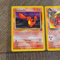 Pokemon Charmander Dark Charmeleon Team Rocket 50/82 32/82 Wizards 2000 Lot 2 - Image 2