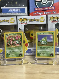 Pokemon Gym Heroes Erika's Bulbasaur 39/132 & Ivysaur 41/132 Unlimited - Image 1